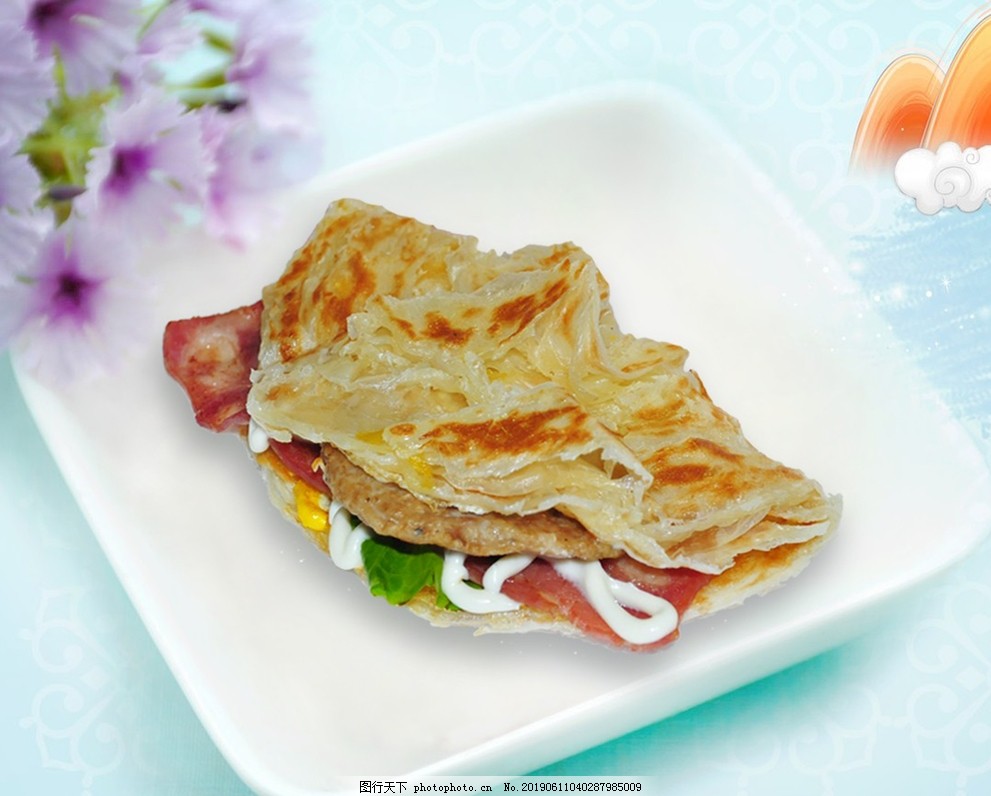 手抓饼 摄影 美食 高清