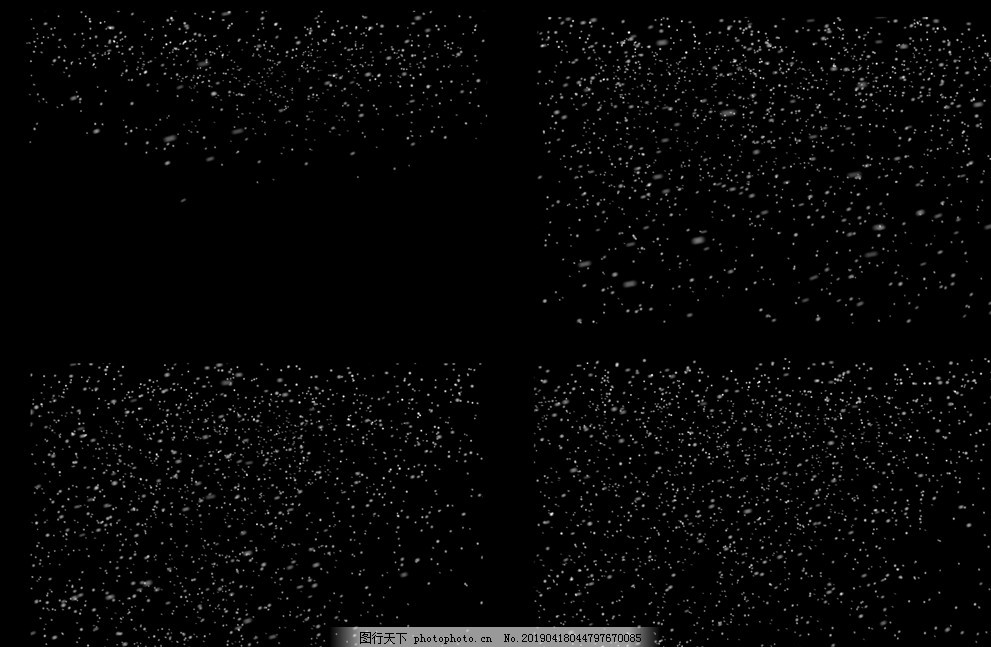 飘雪png免抠4k素材图片 合成背景素材 影视编辑 图行天下素材网