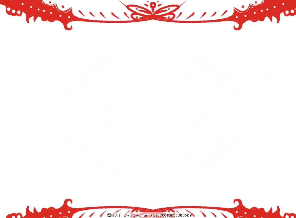 红色背景图片 花边花纹 底纹边框 图行天下素材网