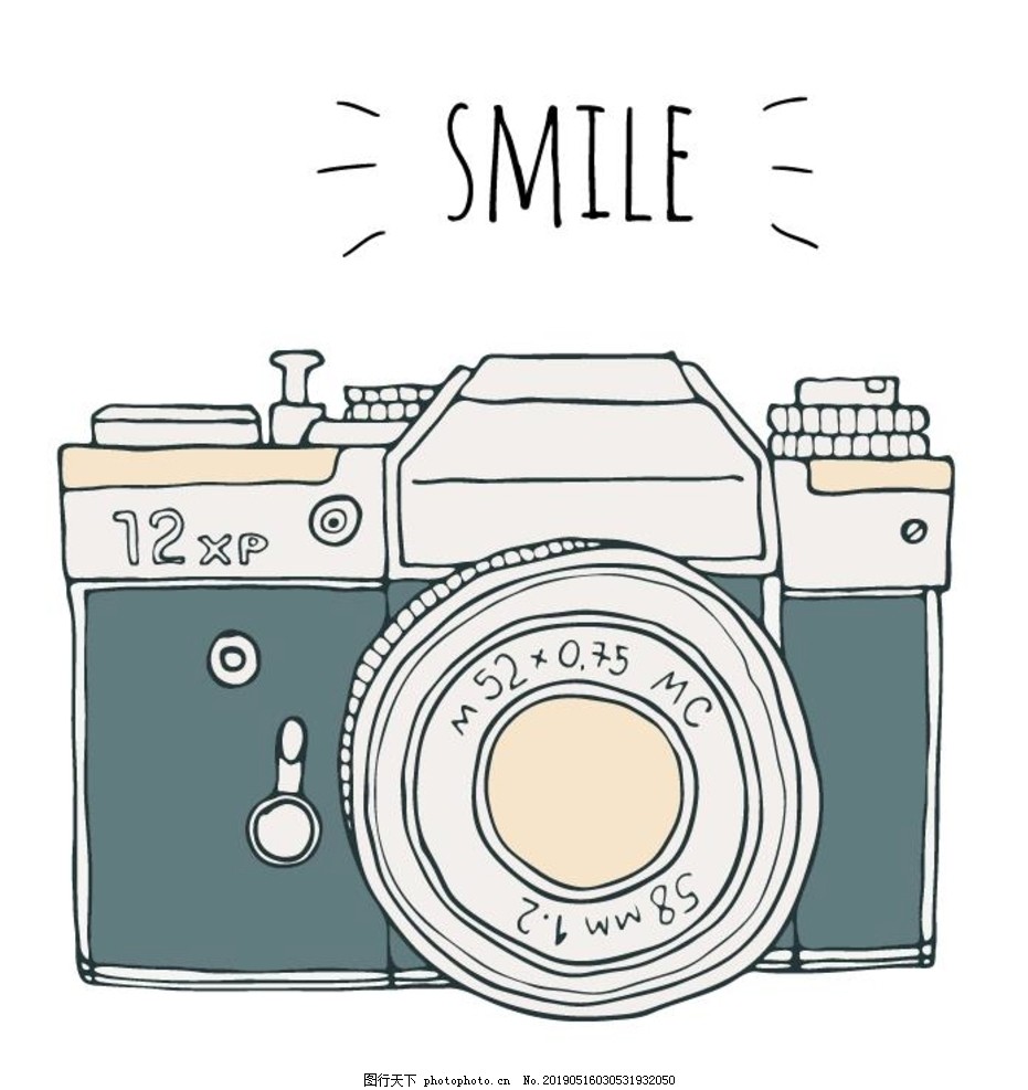复古相机图片 卡通设计 广告设计 图行天下素材网