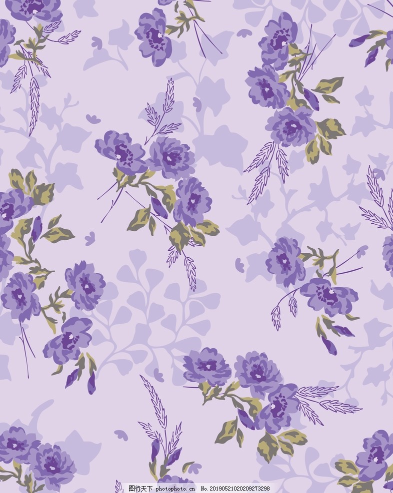 紫花图片 背景底纹 底纹边框 图行天下素材网